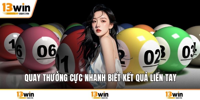 Quay thưởng cực nhanh biết kết quả liền tay